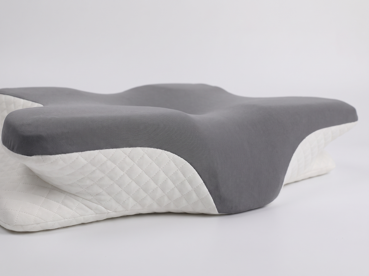 ErgoDream cervical pillow — side profile showing ergonomic contour